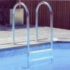 Off Deck Pool Ladder For Wooden Pools -Pool Series Store Timber pool deck ladder