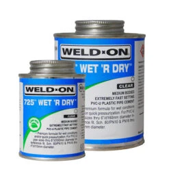 Wet R Dry Adhesive, Pipe Cement, Cleaner & PTFE Tape